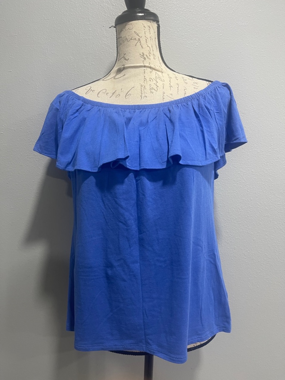 Lilly Pulitzer Women's Off-Shoulder Ruffle Top - Royal Blue